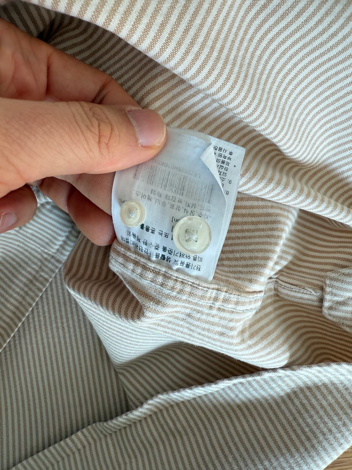 Lee 핀스트라이프 헤비코튼 셔츠 상품이미지8