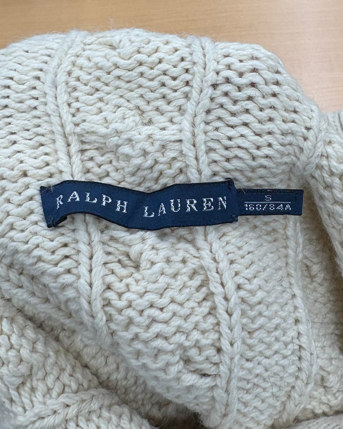 랄프로렌 아이보리 노르딕 터틀넥 스웨터 상품이미지7