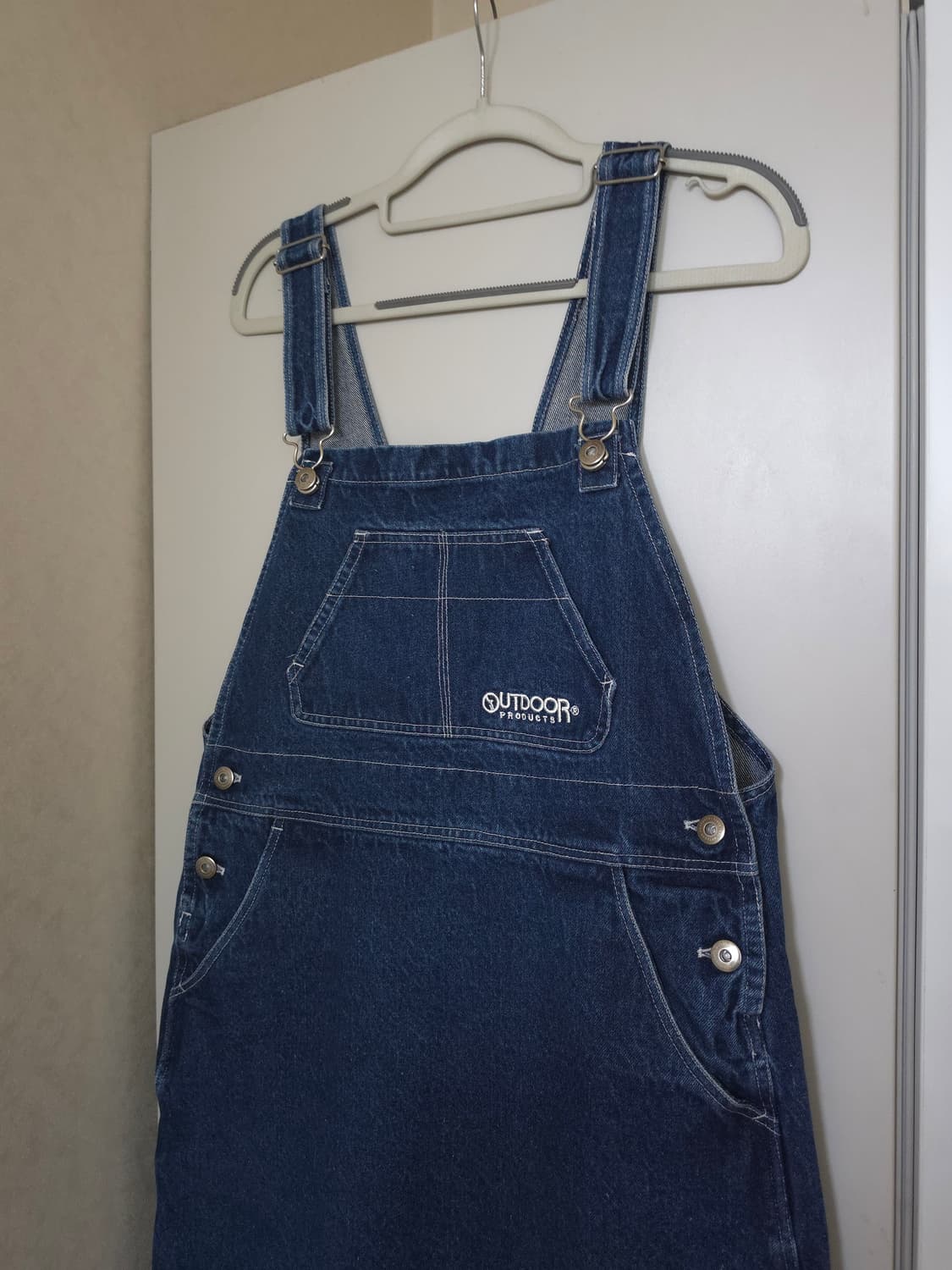 아웃도어 데님 멜빵 원피스 상품이미지2