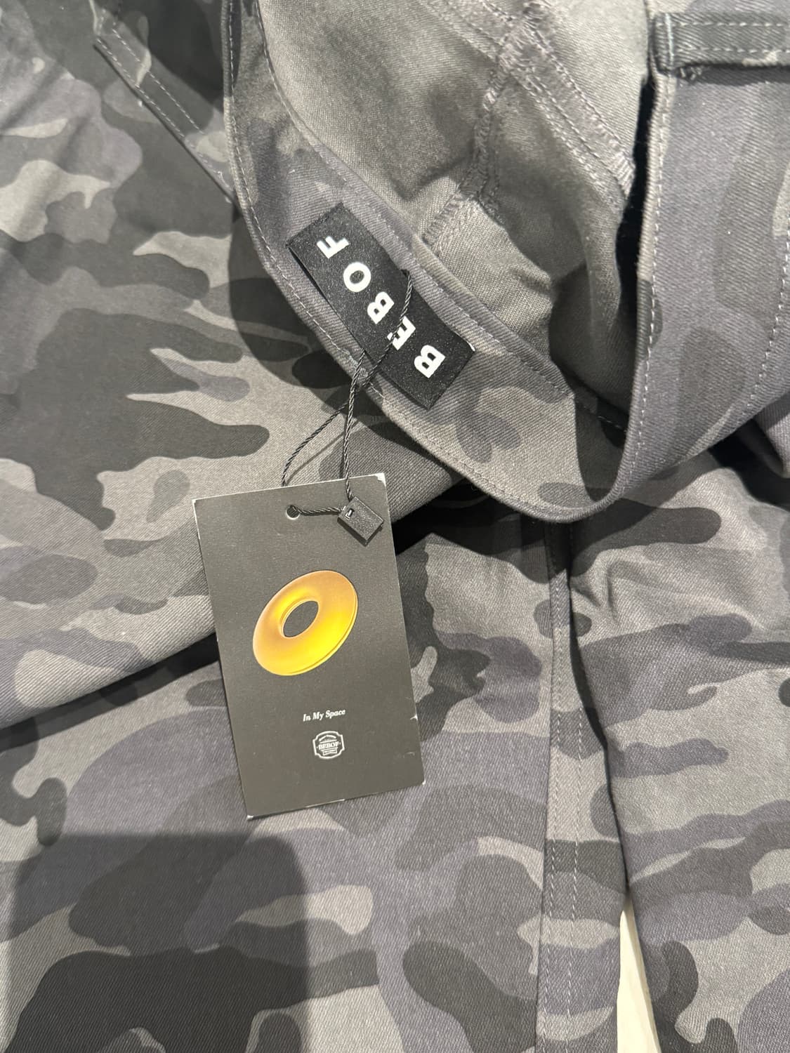 Bebof 블루카모 플레어 팬츠 상품이미지3