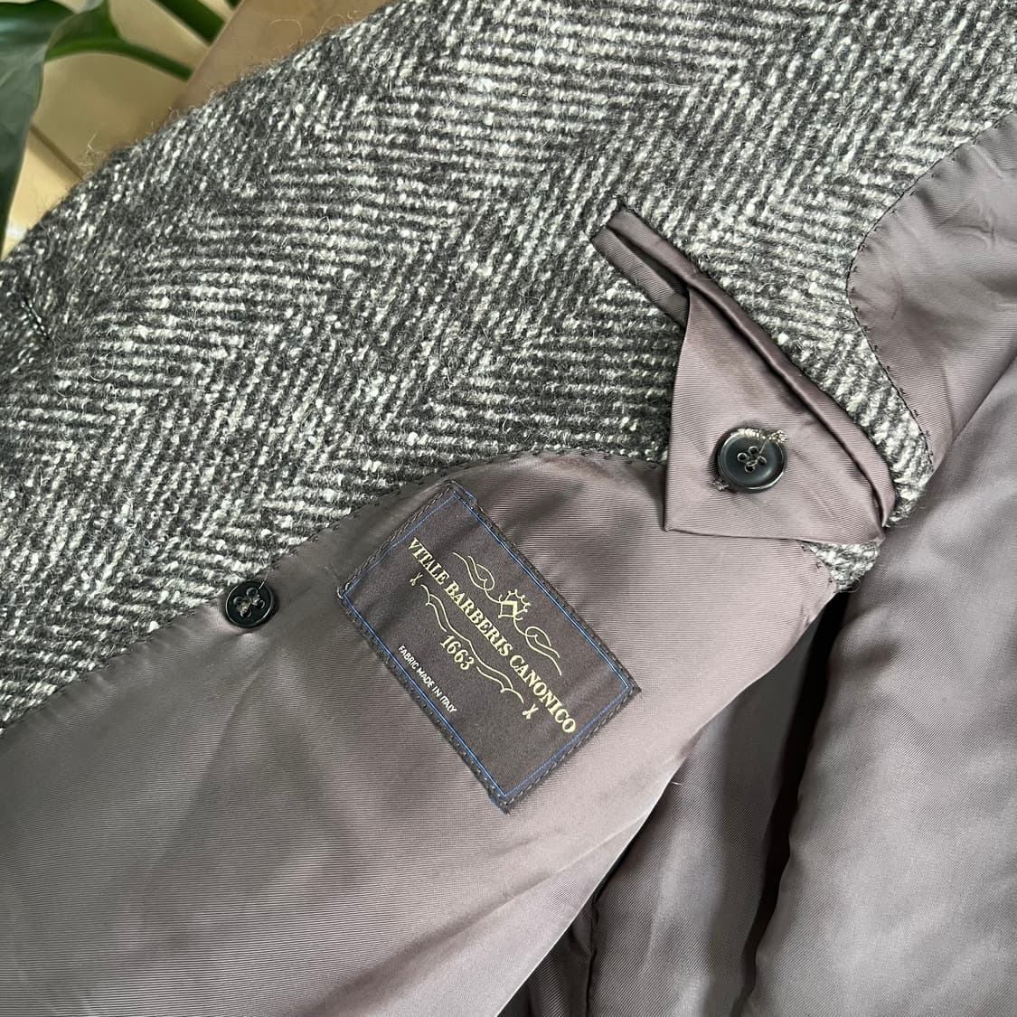 수트서플라이 헤링본 모헤어/알파카 블렌드 코트 50 상품이미지5