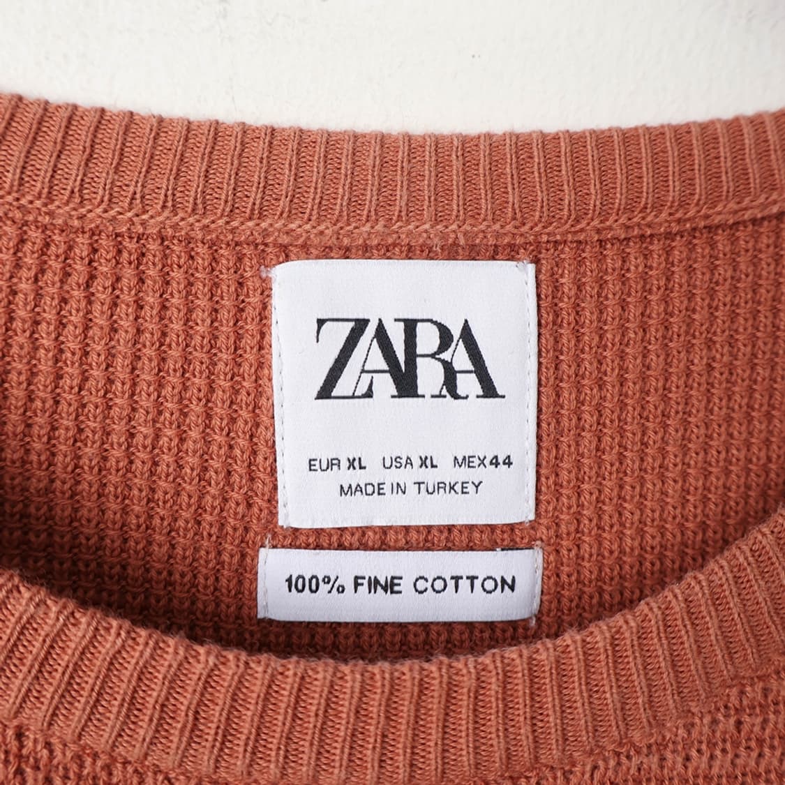 110/자라 와플 코튼 니트티 상품이미지6