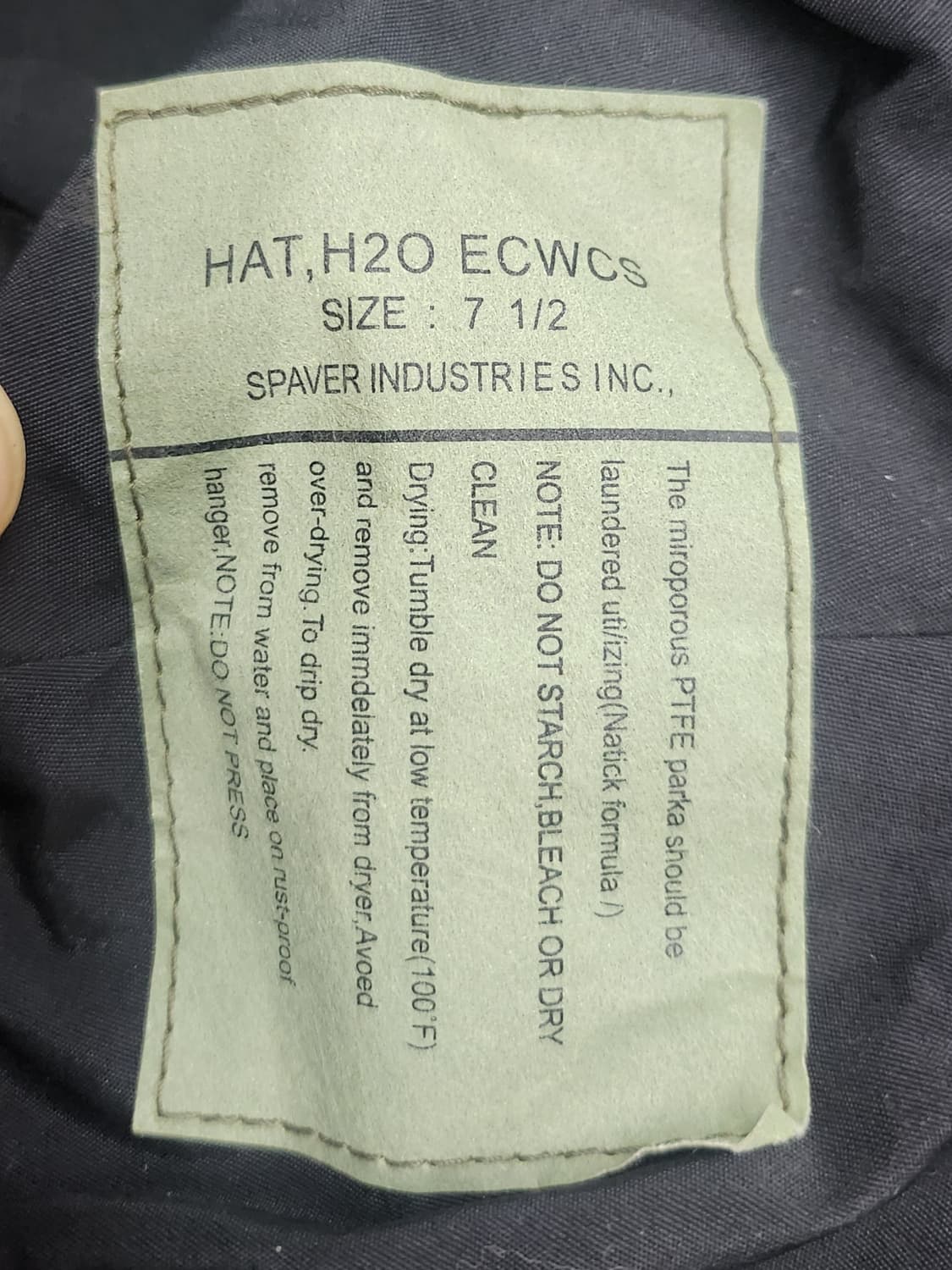 USA 밀리터리 ECWCS 버킷햇 7 1/2 상품이미지5