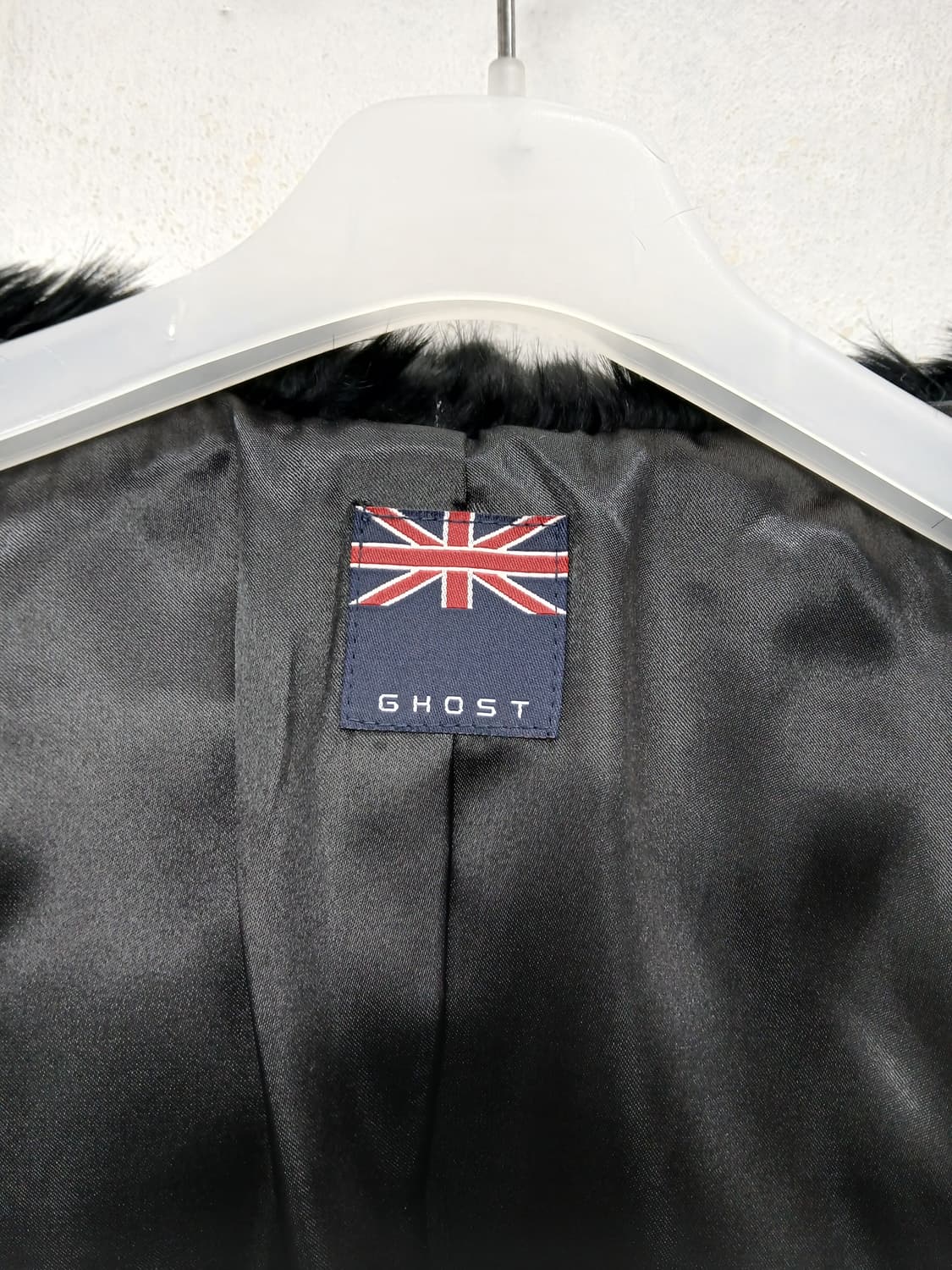 Ghost 천연토끼털 자켓 블랙 90 S 상품이미지6