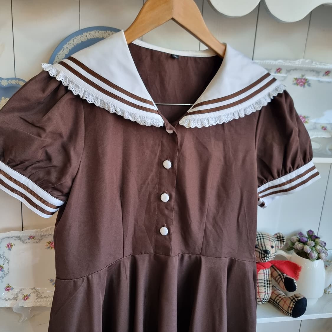 초코브라우니 세라복 원피스 상품이미지6