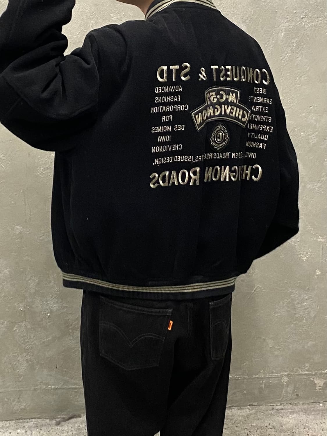 [XL] 90s CHEVIGNON 빈티지 울 바시티 자켓 상품이미지9