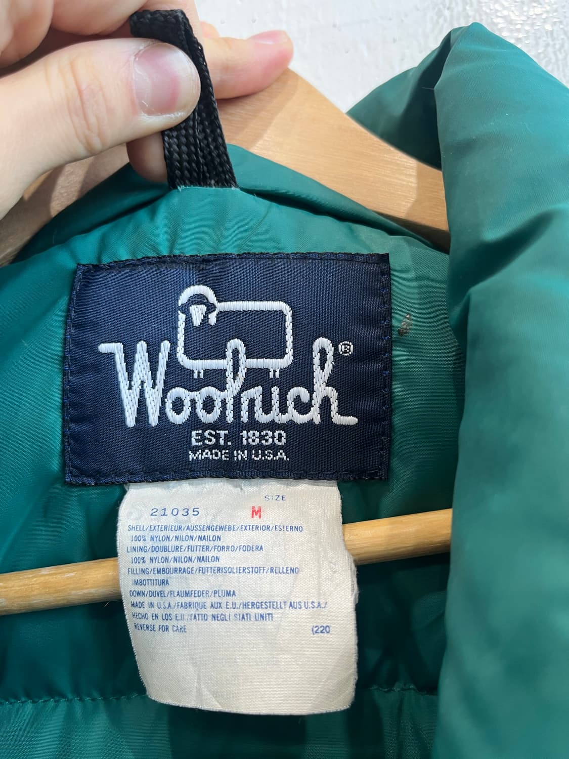 80s 울리치 다운 패딩 베스트 조끼 Made in USA  상품이미지2