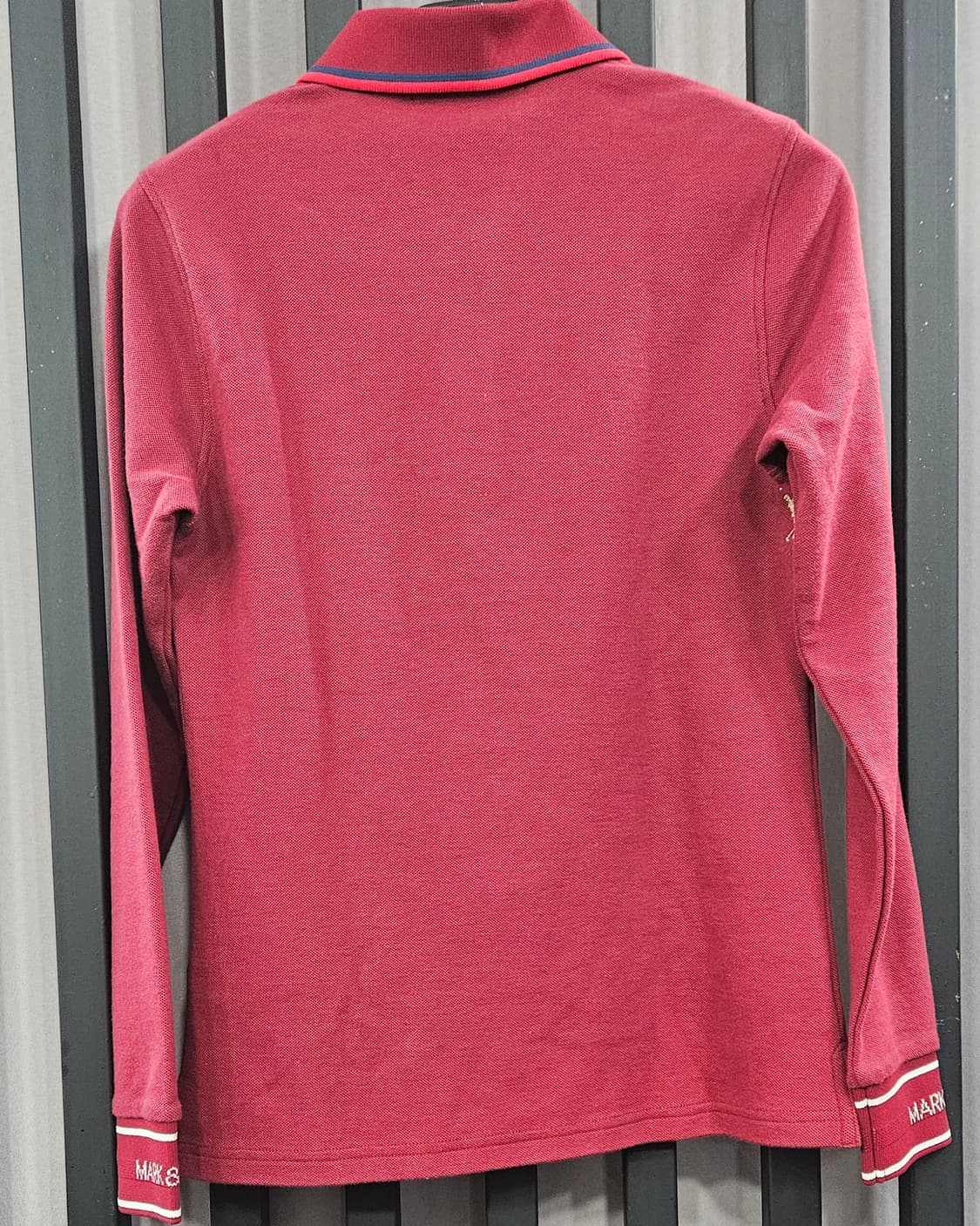 (한글탭 정품)마크앤로나 긴팔 카라티 레드 골프웨어 S 상품이미지2
