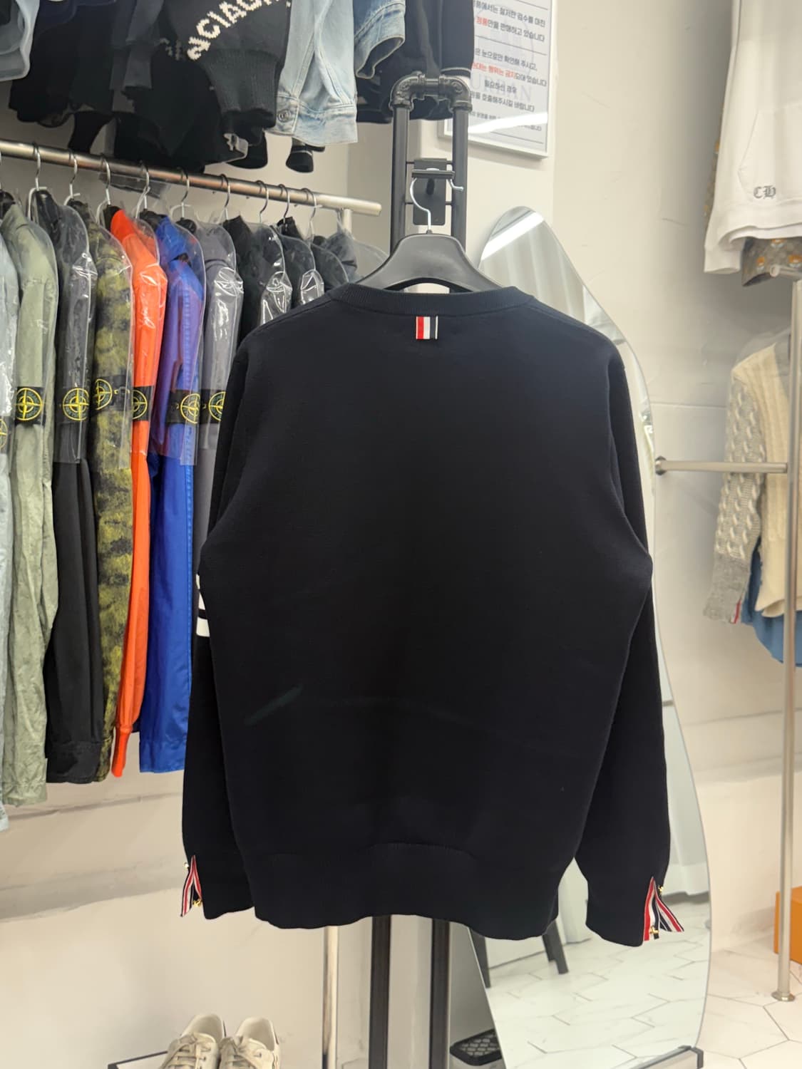 [5] 톰브라운 사선완장 밀라노스티치 니트 상품이미지2