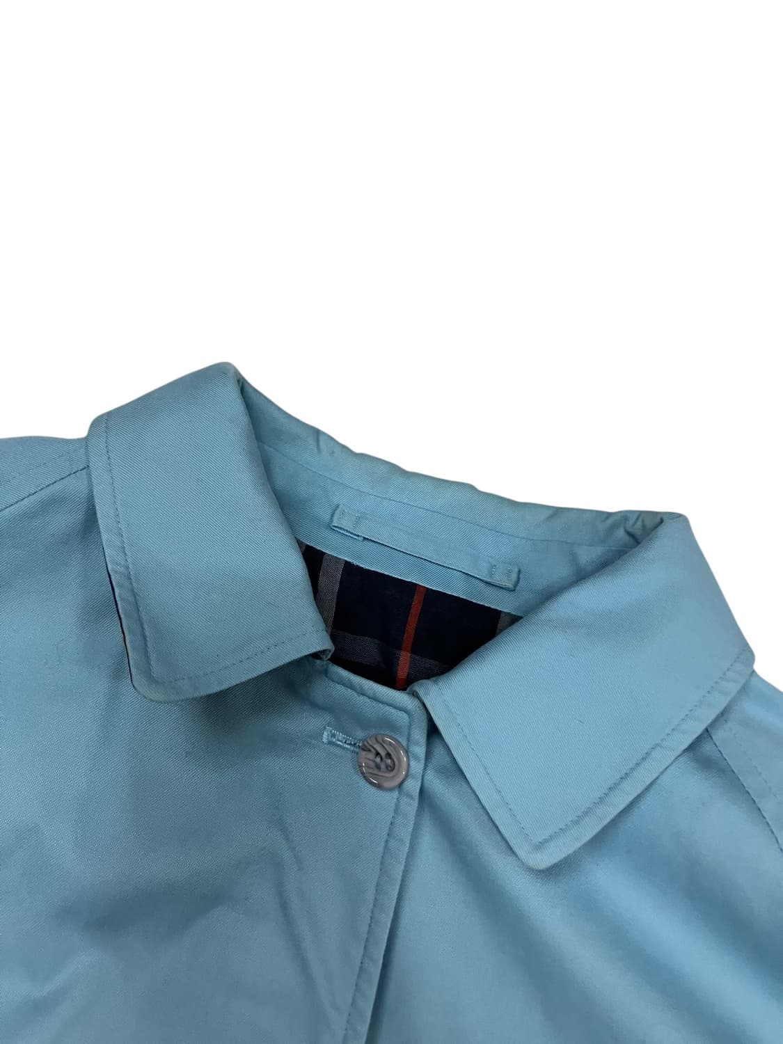 버버리 하늘색 바람막이 봄버 자켓 L 상품이미지3