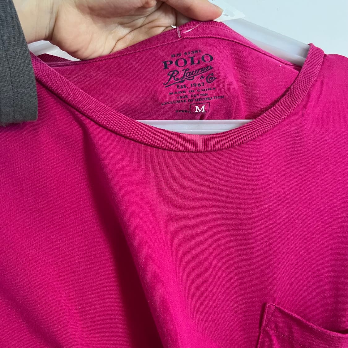 Polo Ralph Lauren hot pink t-shirt 상품이미지6