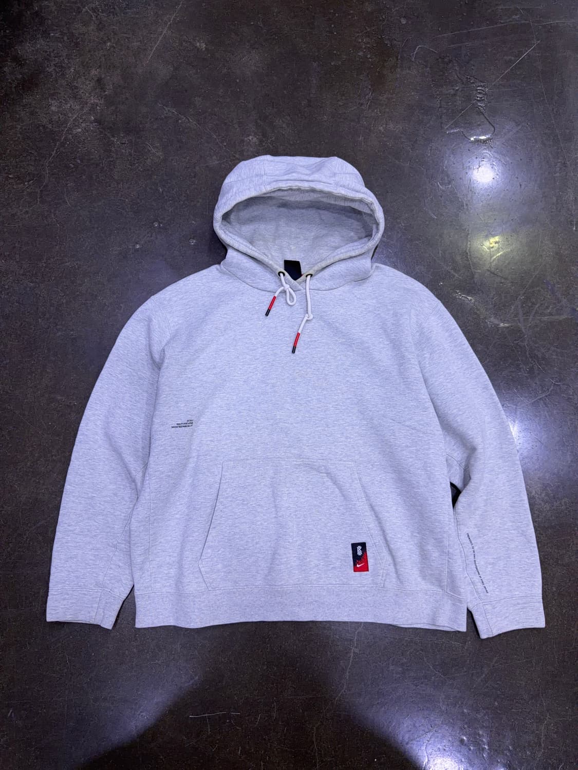 나이키 카이리 어빙 약기모 후드티 후디 그레이 XXXL 상품이미지2