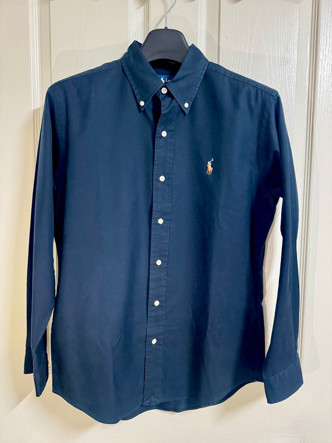 폴로 랄프로렌 다운버튼 네이비 커스텀핏 셔츠 M 상품이미지1