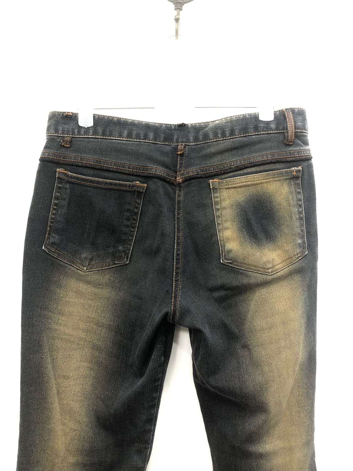 side detail washed denim bootcut pants   상품이미지7