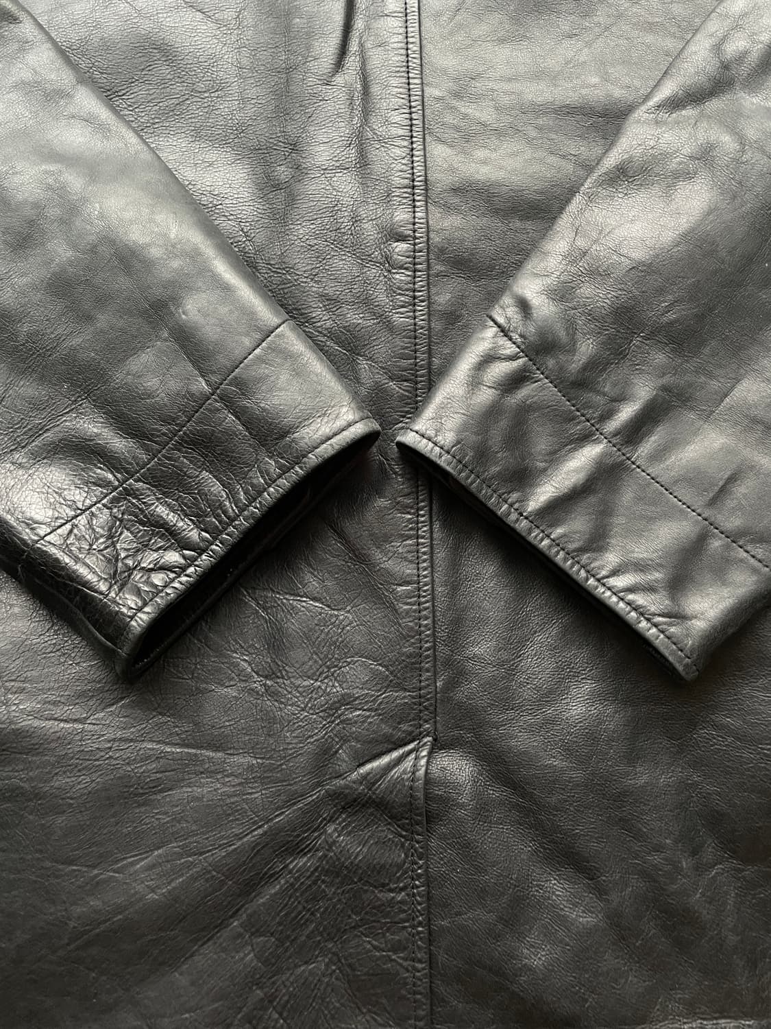 90s 올드갭 레더 카코트 gap carcoat 상품이미지7