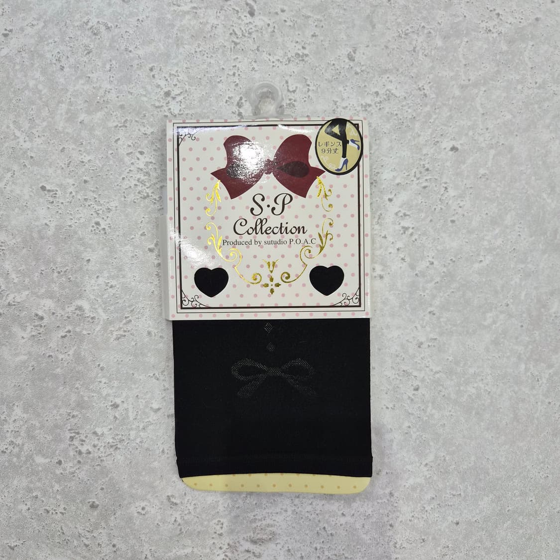 블랙 리본 포인트 9부 레깅스 상품이미지6