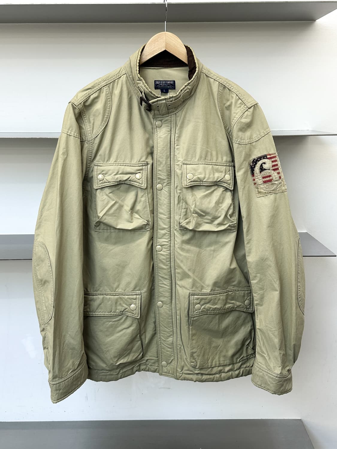 폴로 진스 컴퍼니 유틸리티 포켓 사파리 자켓 상품이미지1