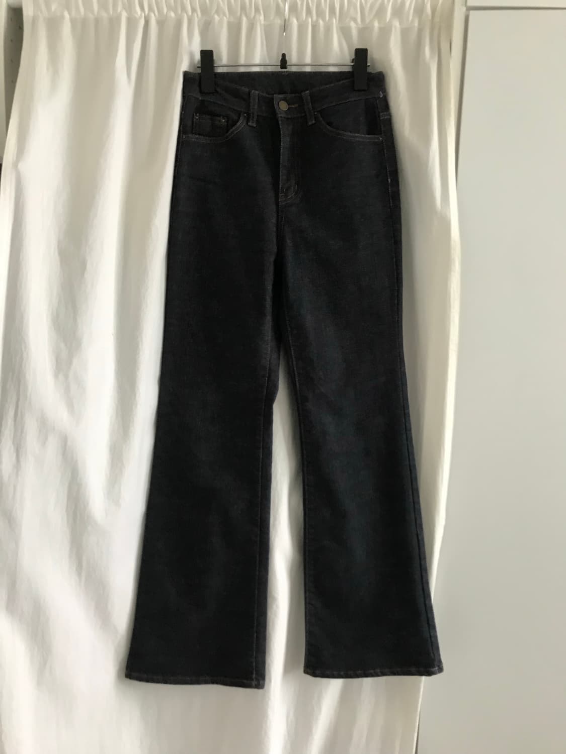 생지 부츠컷 하이웨스트 데님팬츠 상품이미지5