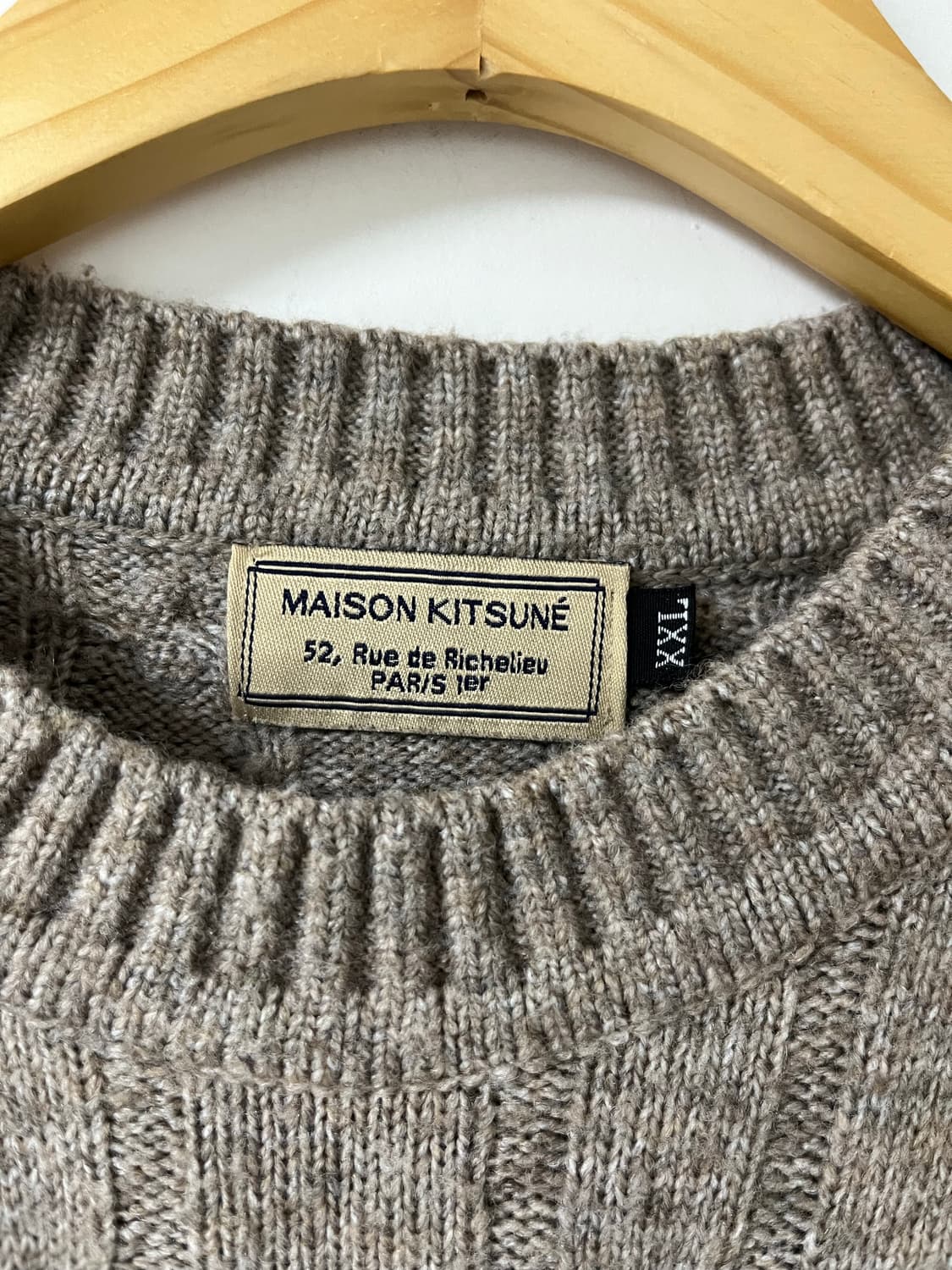 메종키츠네 케이블 니트 스웨터 상품이미지7