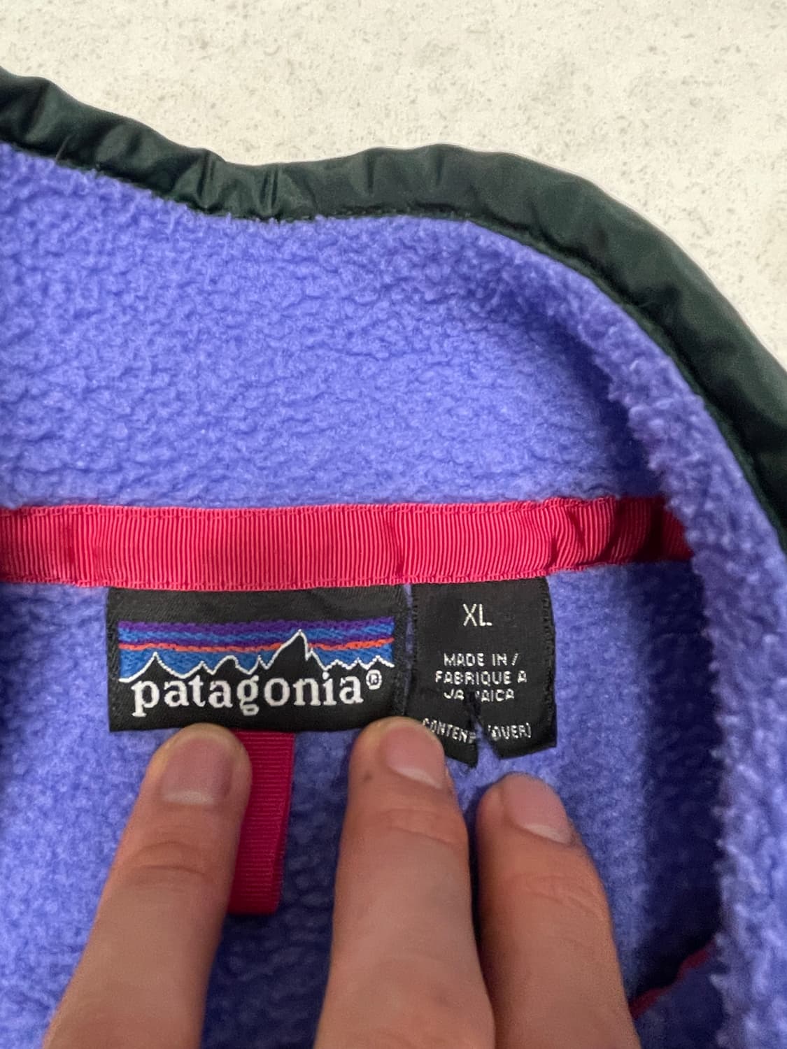 [XL] 90's 파타고니아 빈티지 신칠라 라이트 퍼플 상품이미지3