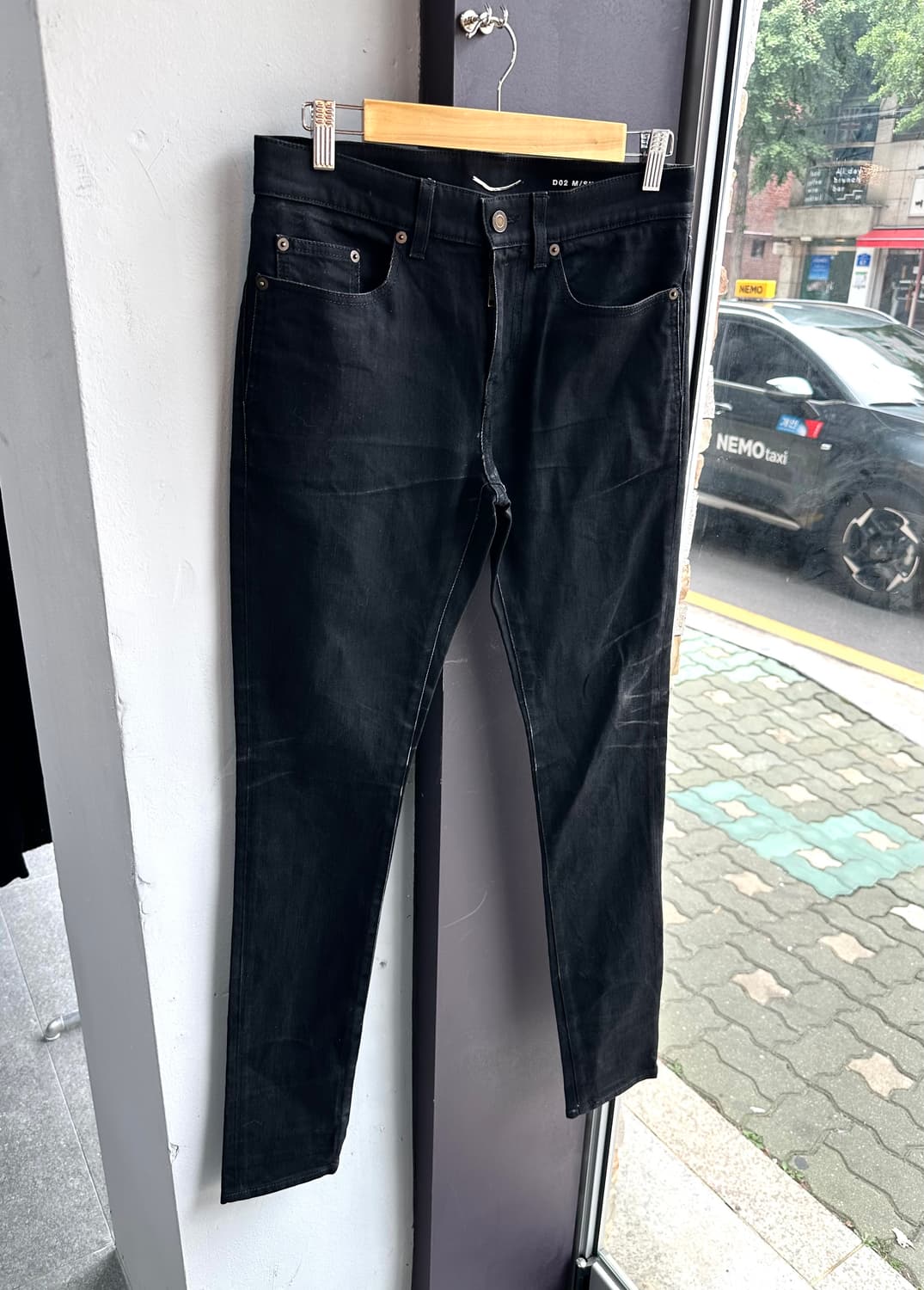 29~30/ 생로랑 13FW 에디슬리먼 블랙 팬츠 상품이미지2