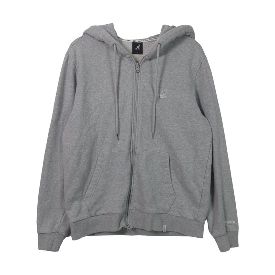 캉골 베이직 심볼 로고 그레이 후드집업 M 상품이미지1