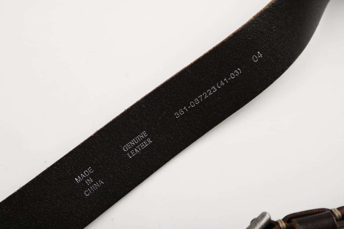 [26~32인치] 빈티지 소가죽 벨트 상품이미지3