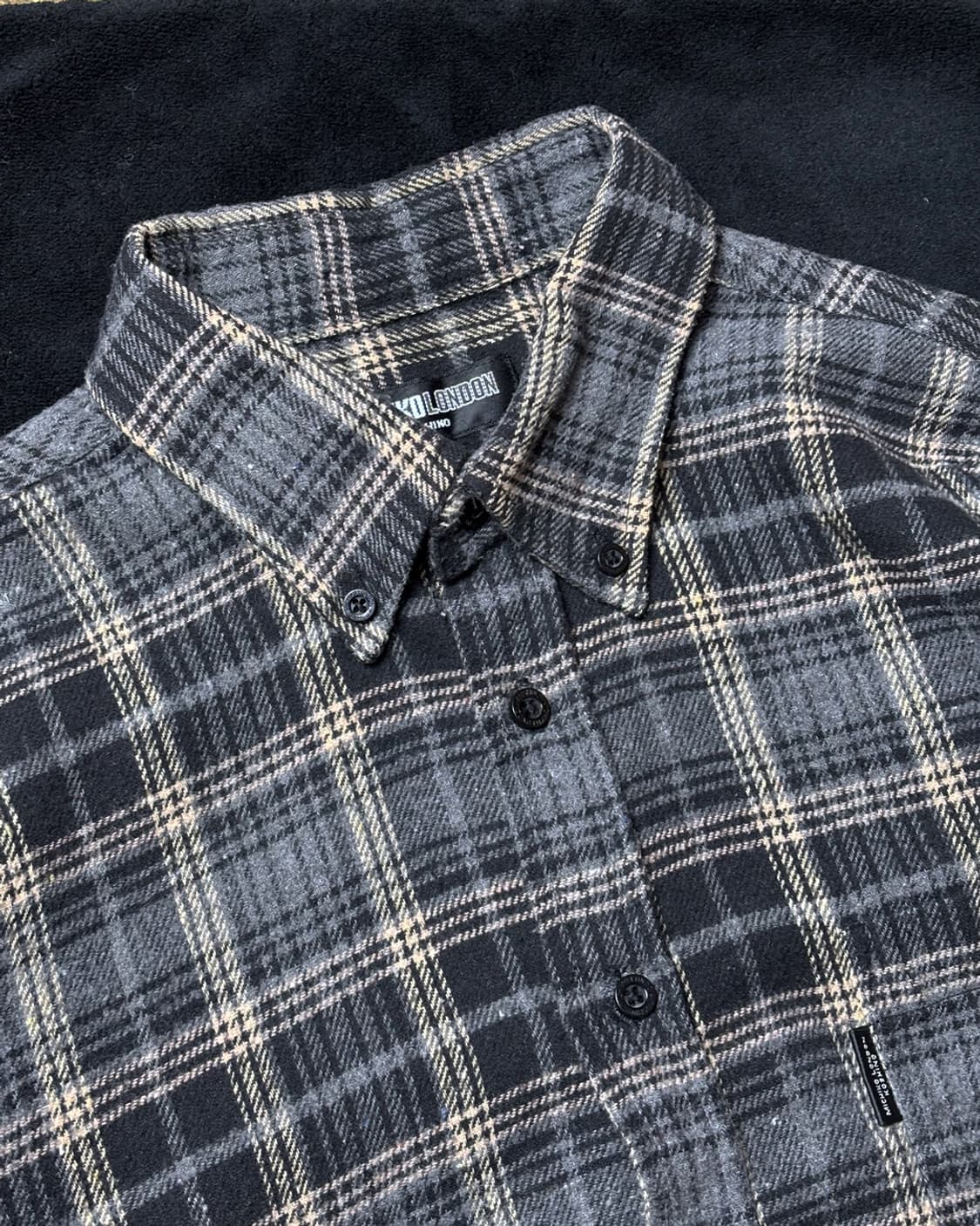 일본빈티지 MICHIKO LONDON 체크 셔츠 상품이미지3