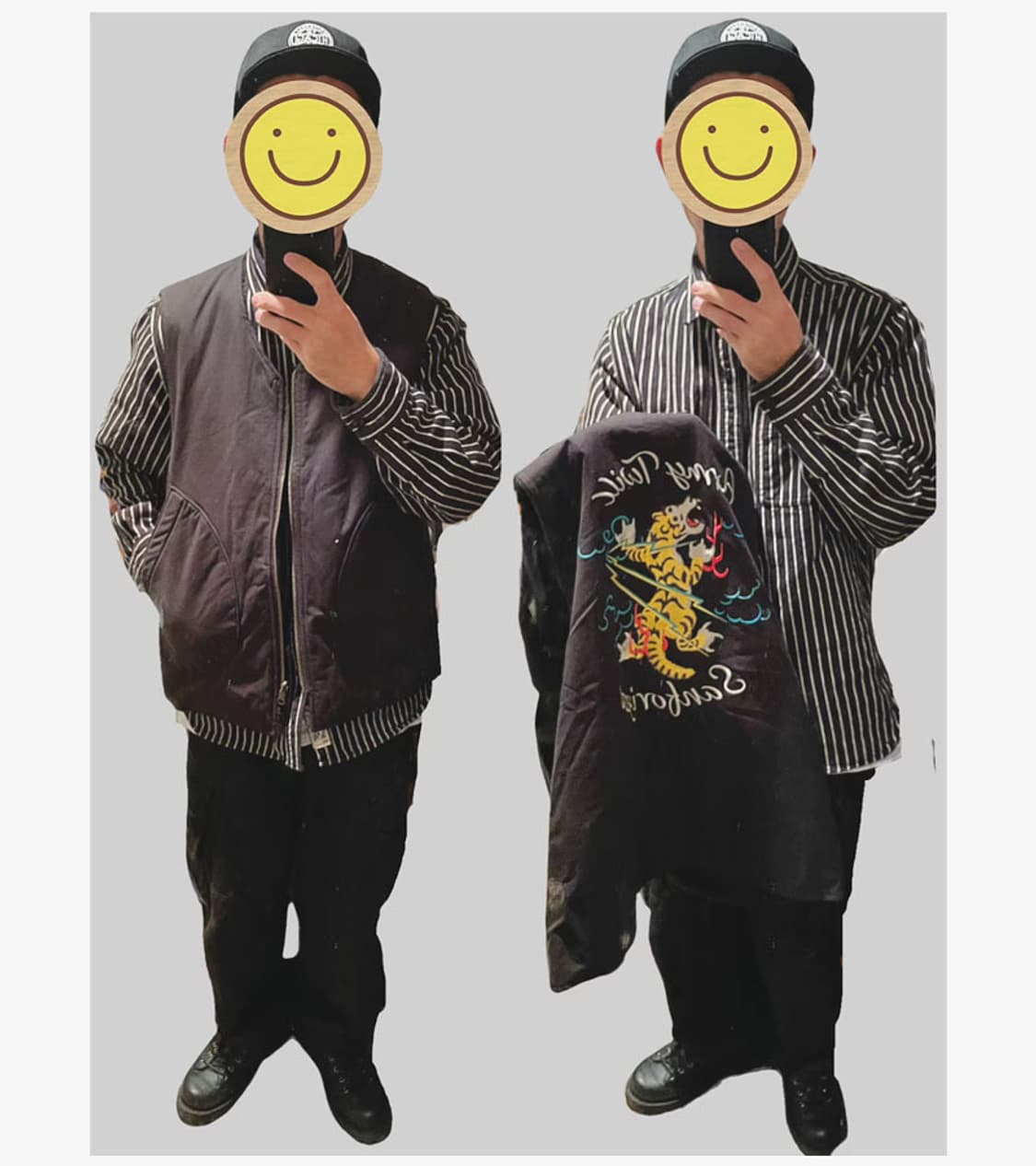 ARMY TWILL - REVERSIBLE WORK VEST 상품이미지3