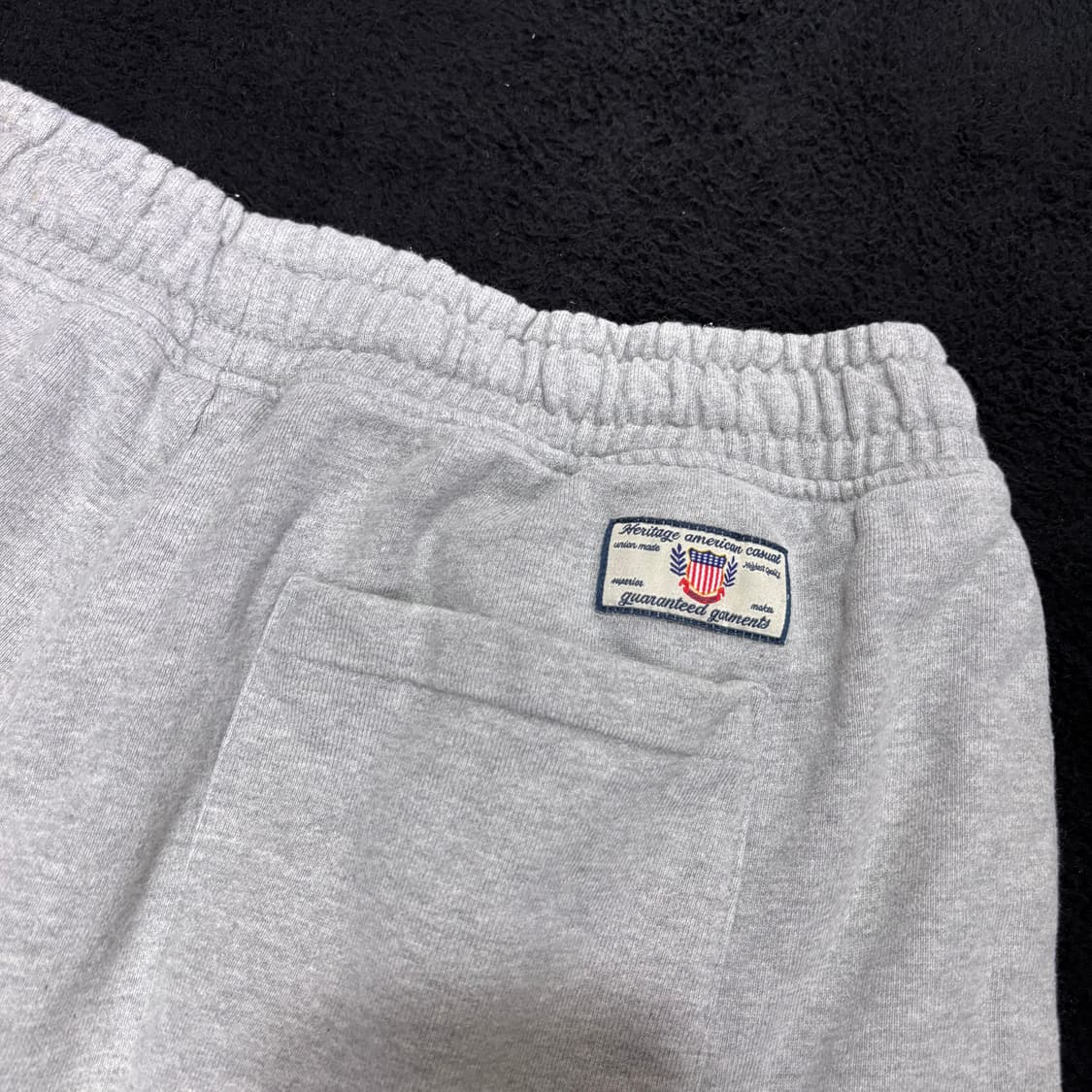 M-L 모노플로우 그레이 와이드 카고 스웻팬츠 상품이미지4