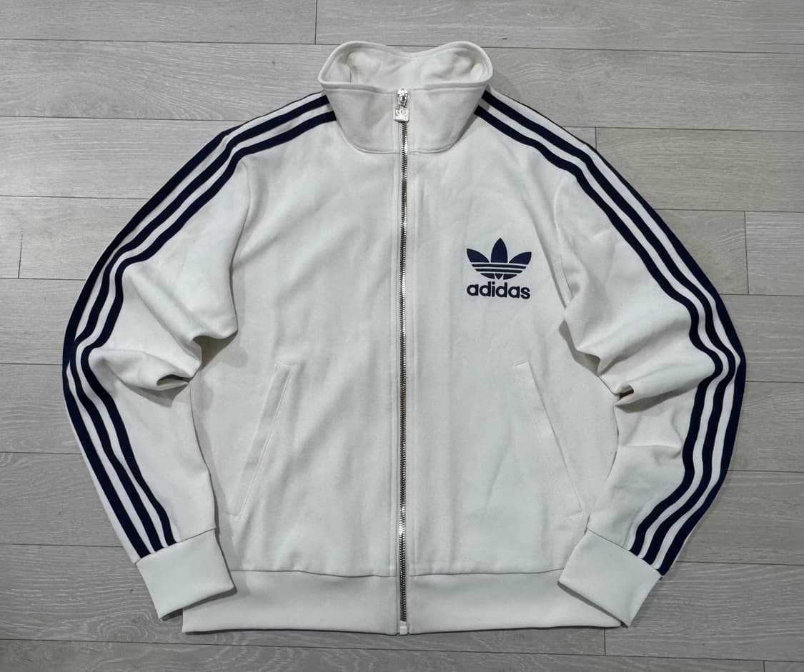 아디다스 워먼 BB 크레페 트랙탑 화이트  상품이미지1