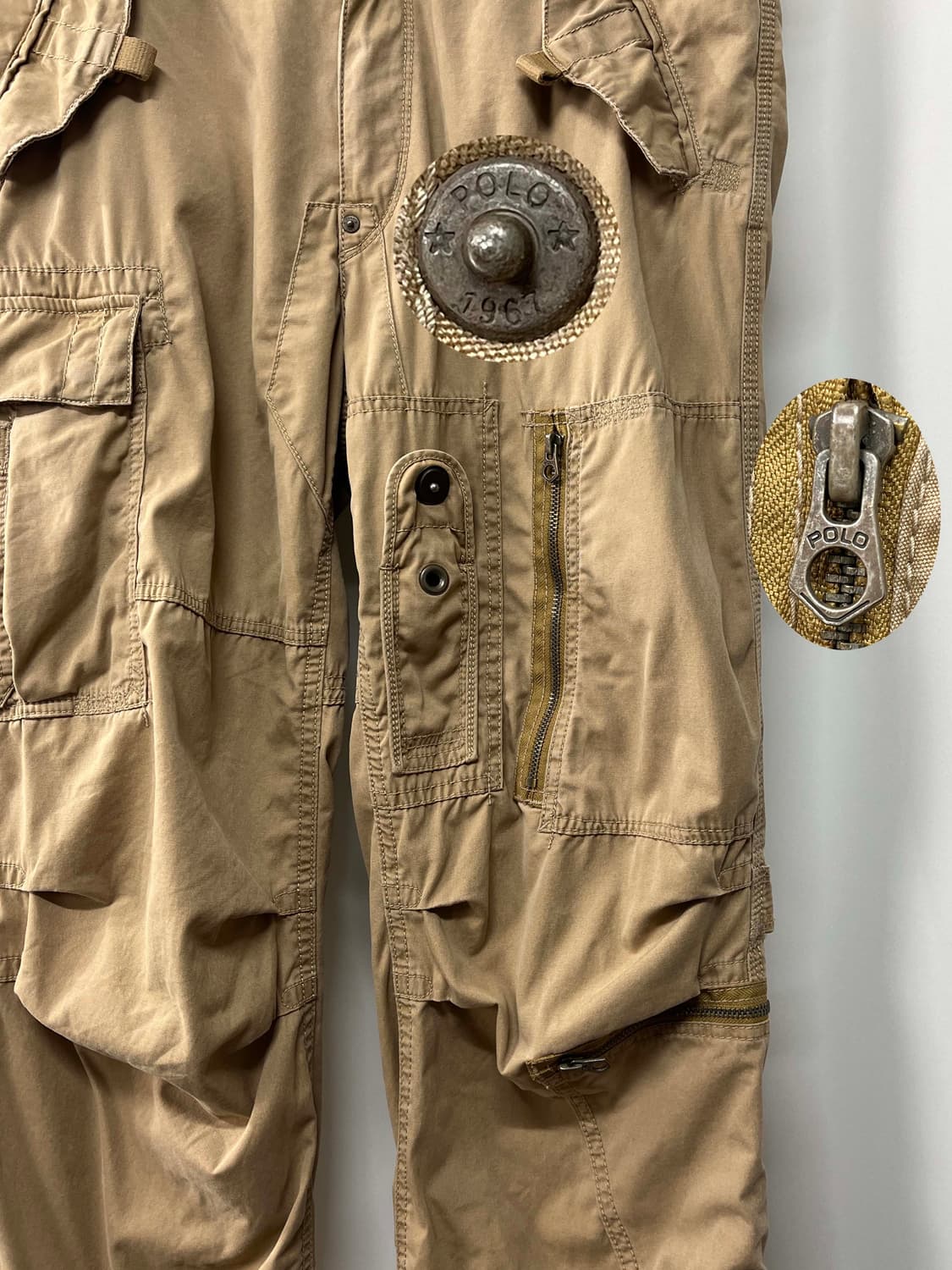 90's 폴로 랄프로렌 아카이브 파라트루퍼 파일럿 유틸리티 카고팬츠 상품이미지7