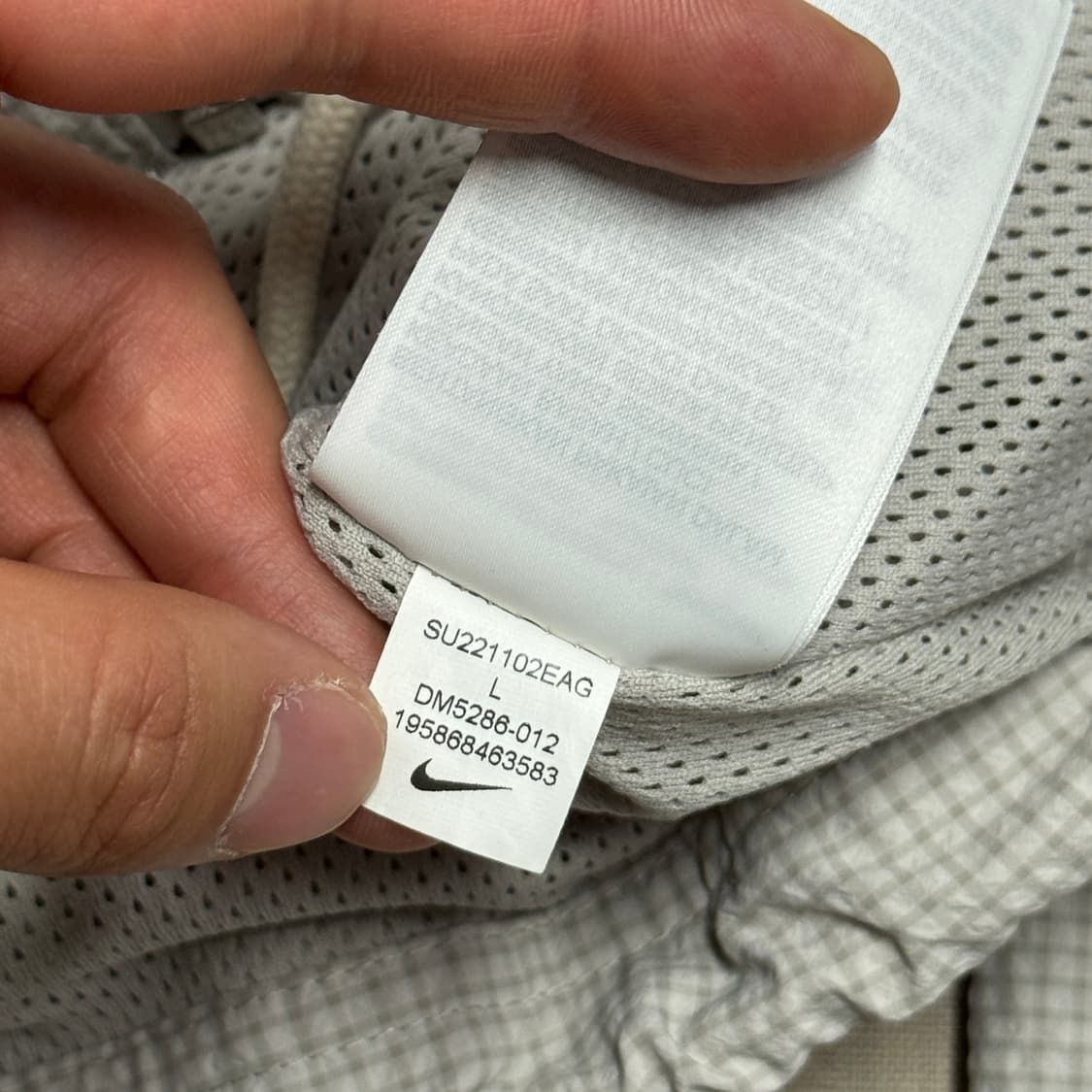 나이키 nsw 우븐 백로고 바람막이 L 상품이미지8