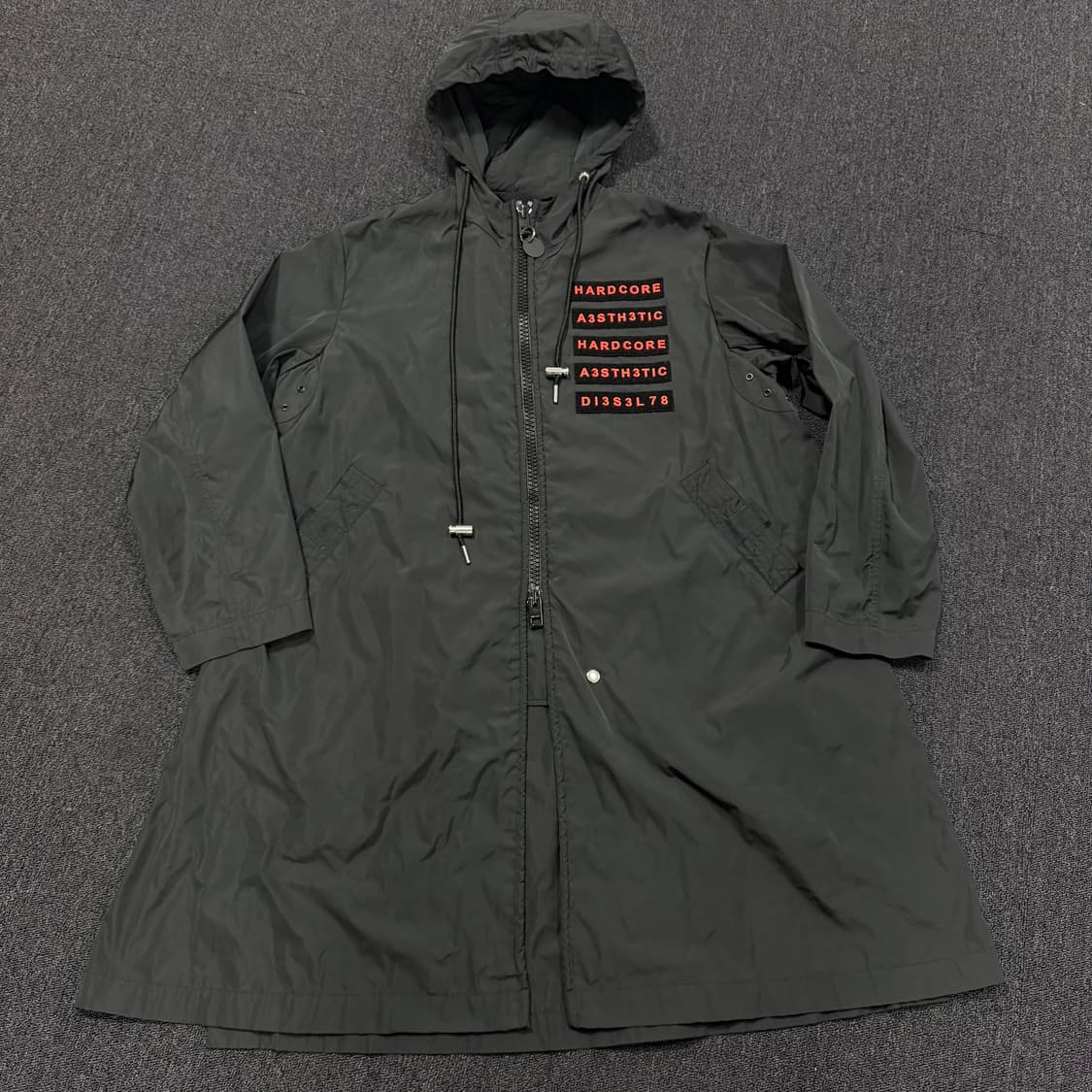 디젤 제이 엘링스 벨크로 롱 윈드 야상 바람막이 자켓 상품이미지1