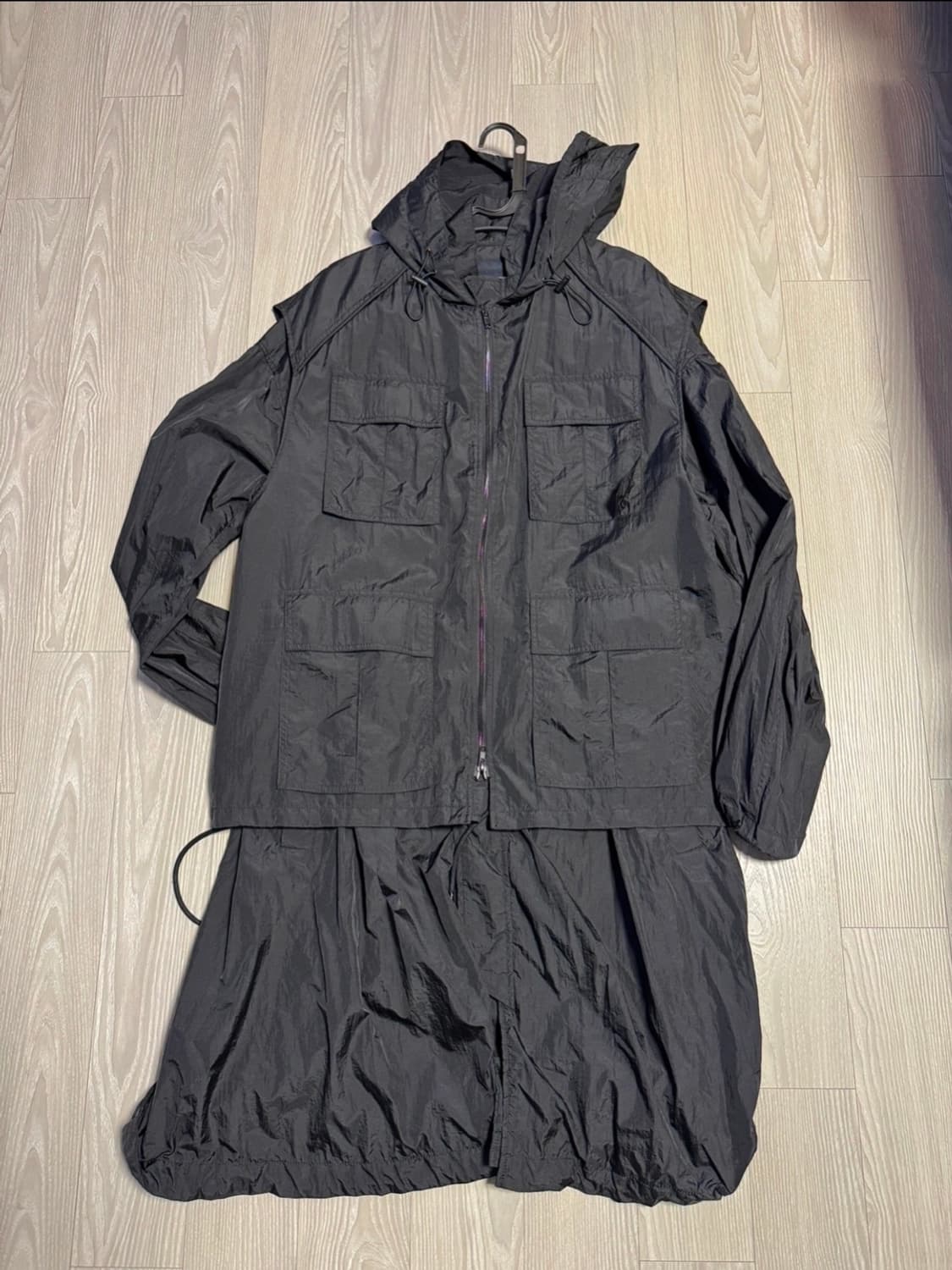 준지 레이어드 롱 윈드 브레이커 46 상품이미지5