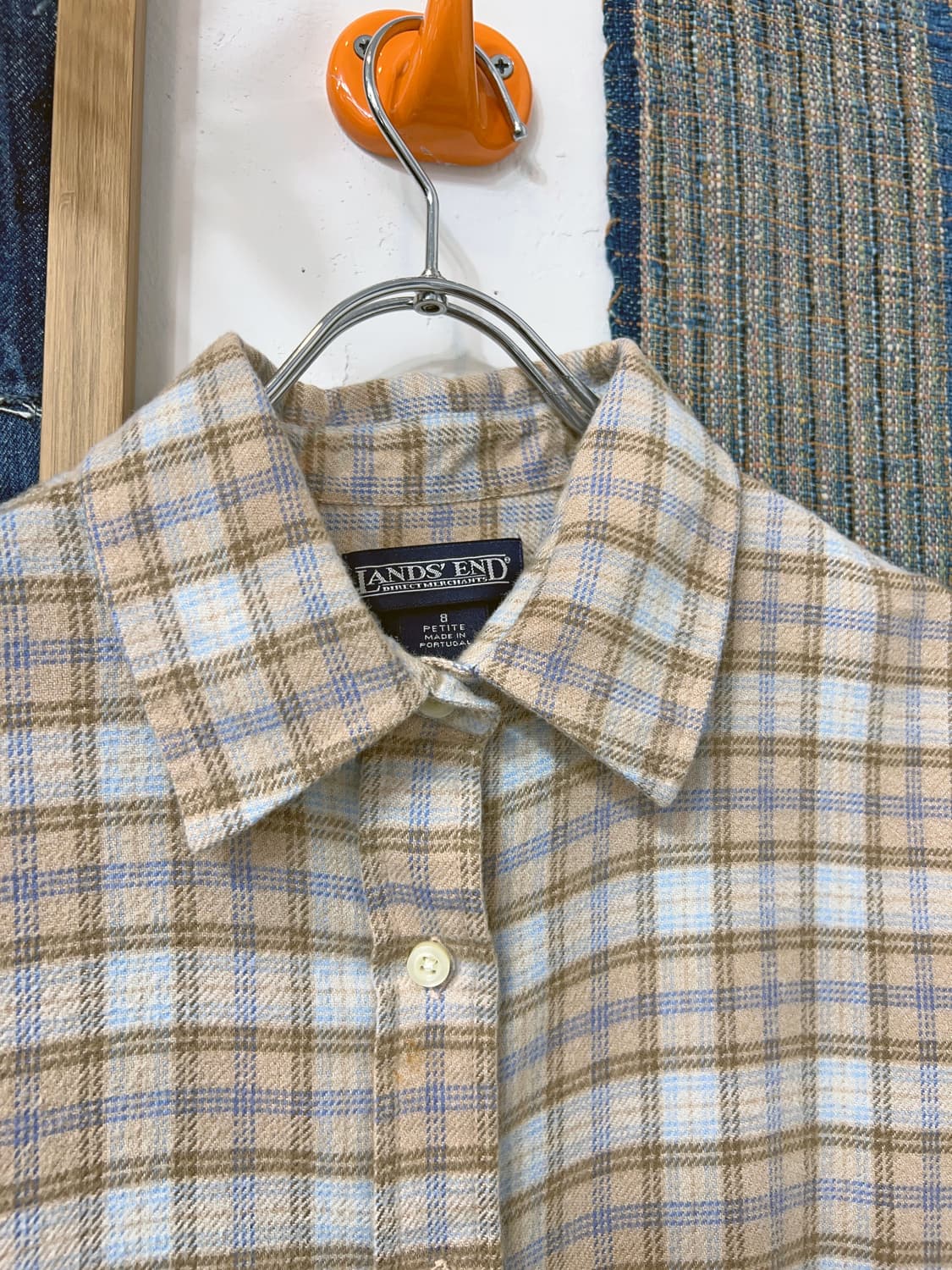 👧🏻LANDS'S END  Classic Flannel  Shirt 상품이미지3
