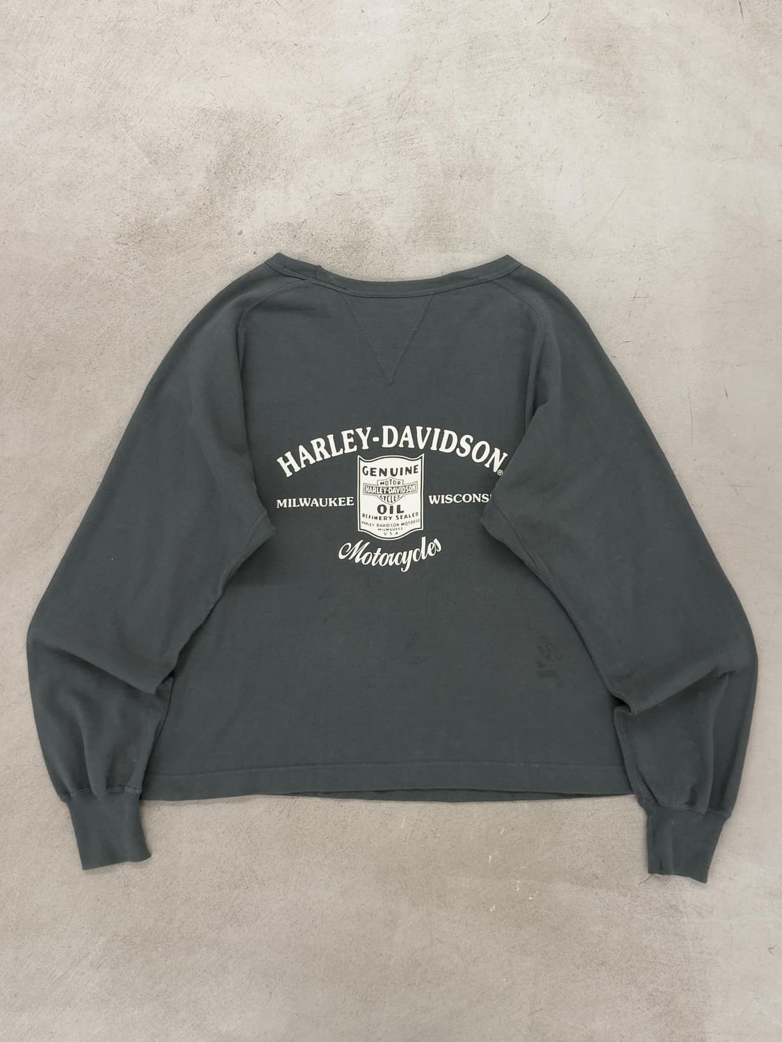 할리데이비슨 크롭 스웻셔츠 상품이미지1