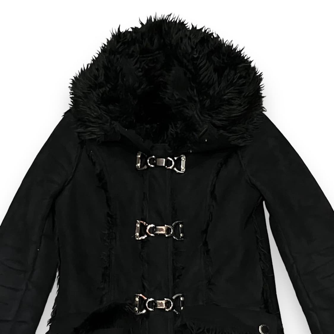 펑크 고스 퍼 코트 상품이미지3