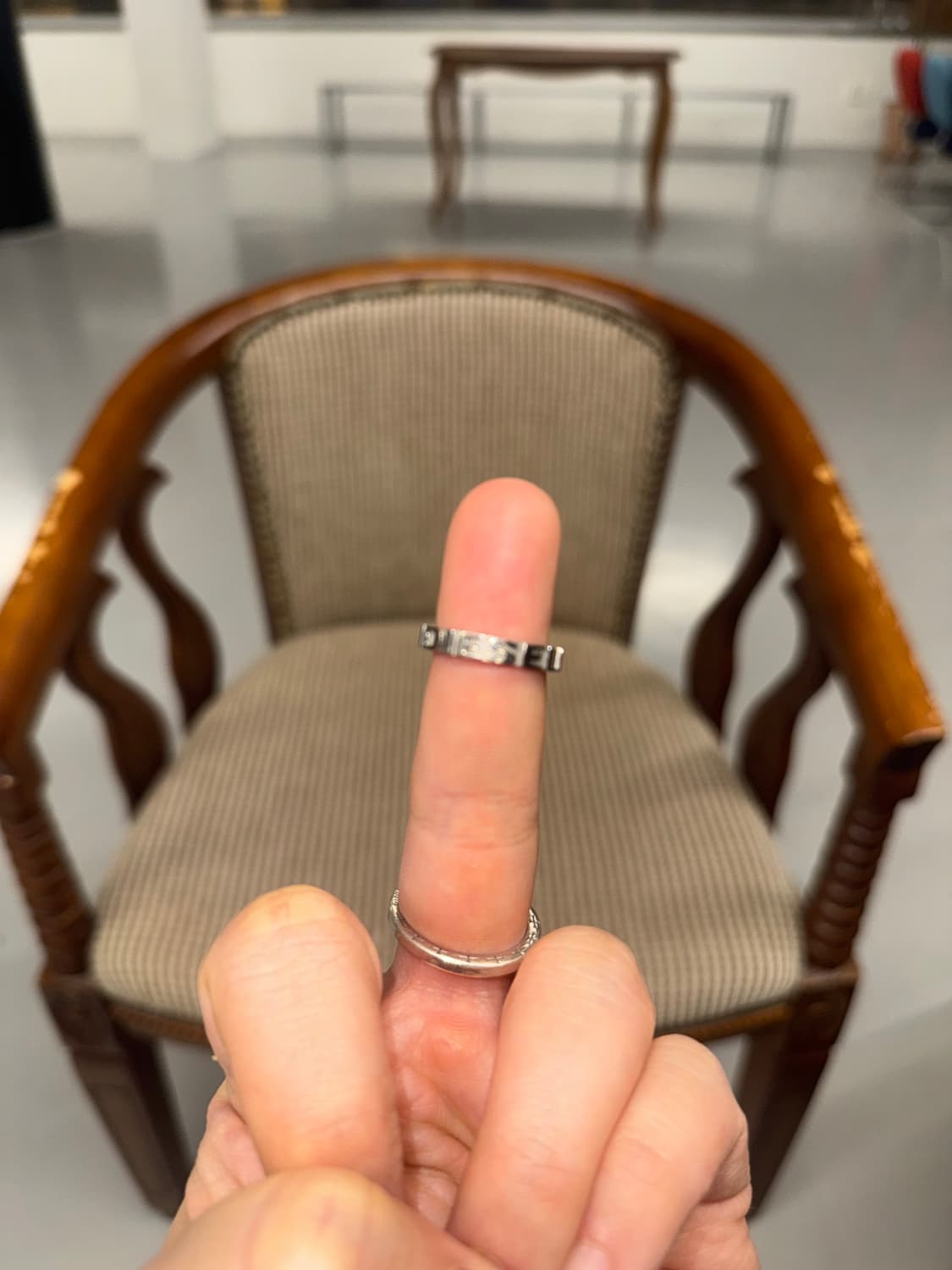 디젤 실버 링 상품이미지1