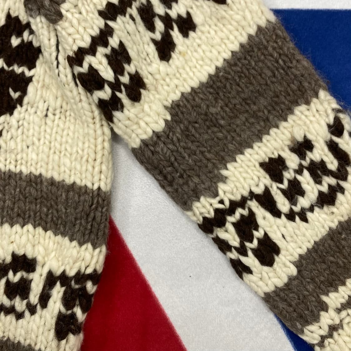 빈티지 헤비울 코위찬 실측XL  상품이미지4