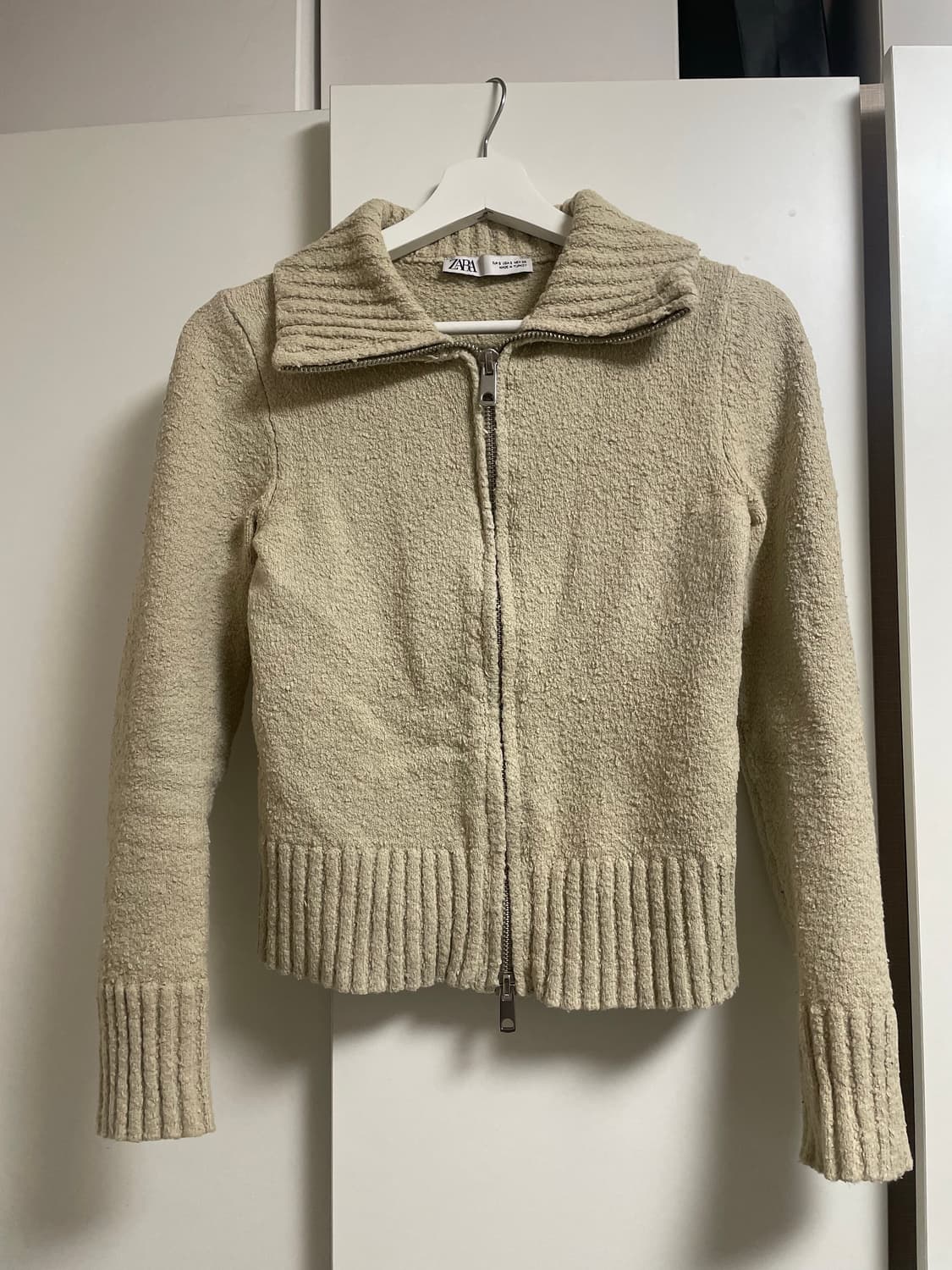 ZARA 자라 버클 니트 집업 S 상품이미지2