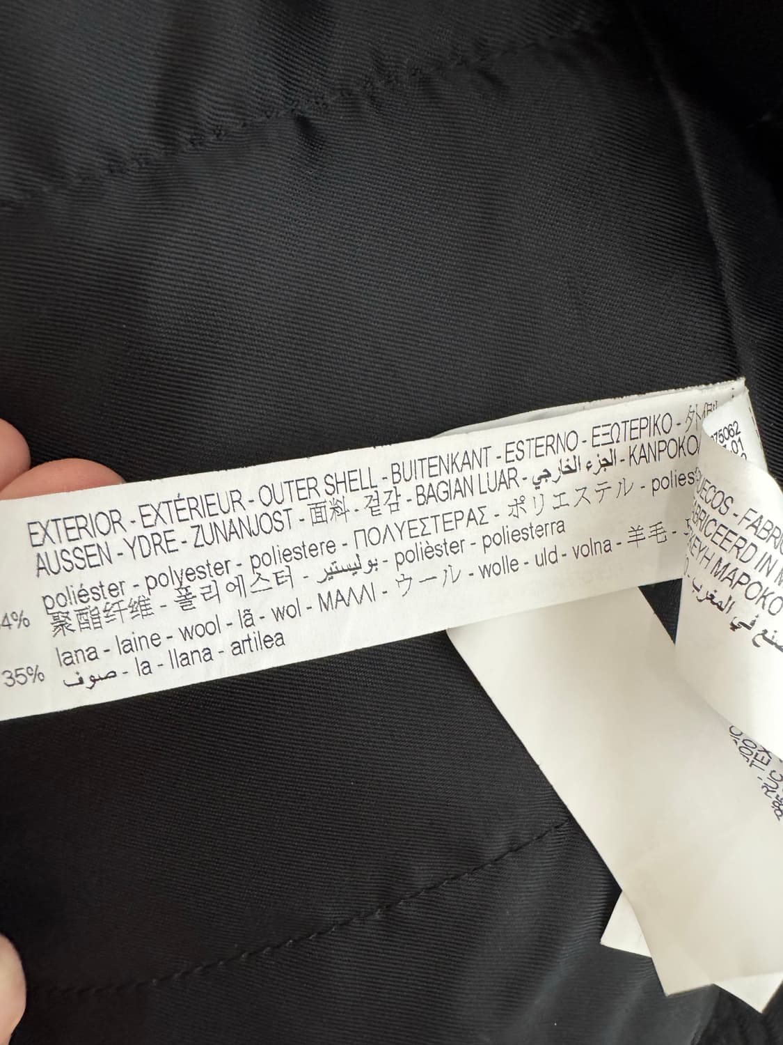 자라x아더에러 오버사이즈 칼라봄버 자켓 블랙 상품이미지6