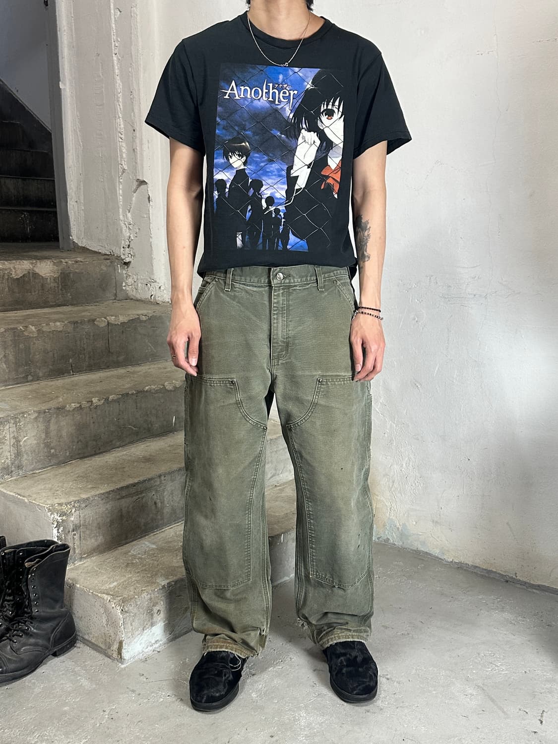 OG 칼하트 B136 MOS 더블니 칼하트 더블니 모스그린 썩블니 상품이미지2