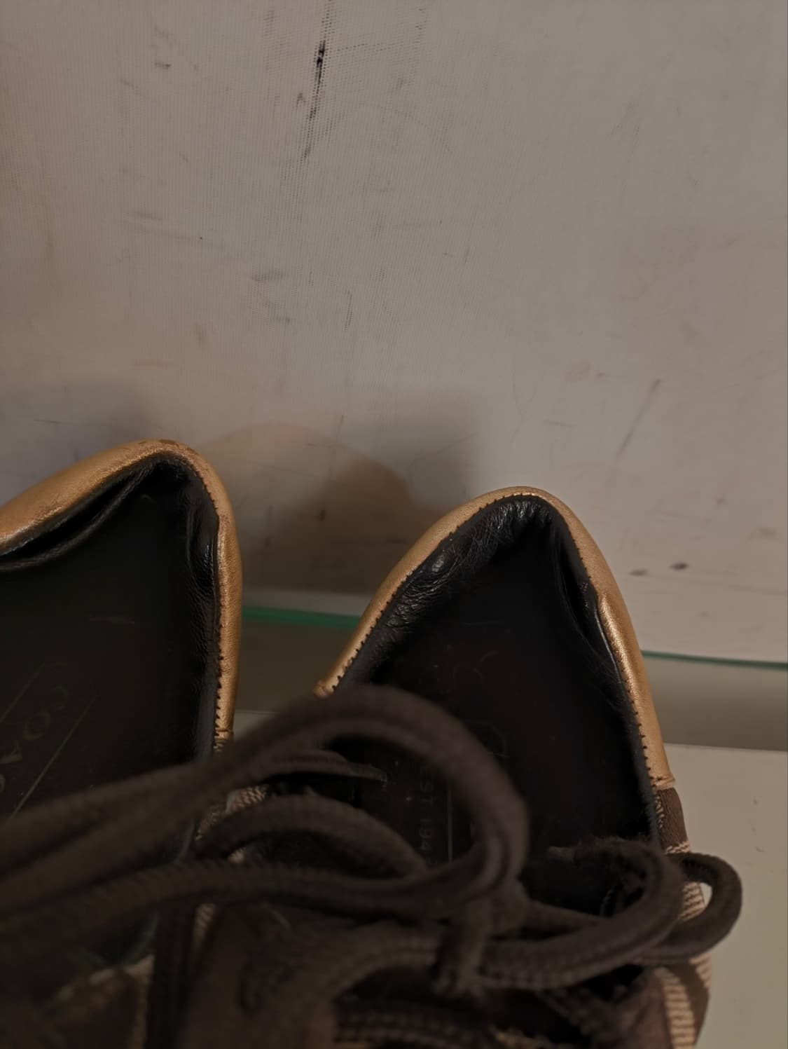 6 230mm 코치 시그니처 골든 스니커즈 상품이미지6