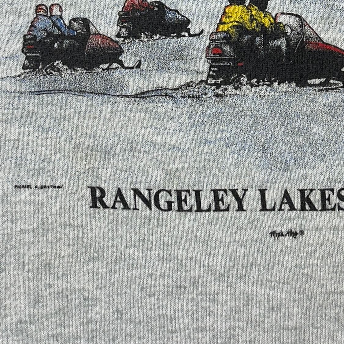 90s FOTL 스노우모빌 빈티지 스웻셔츠 XL 상품이미지4