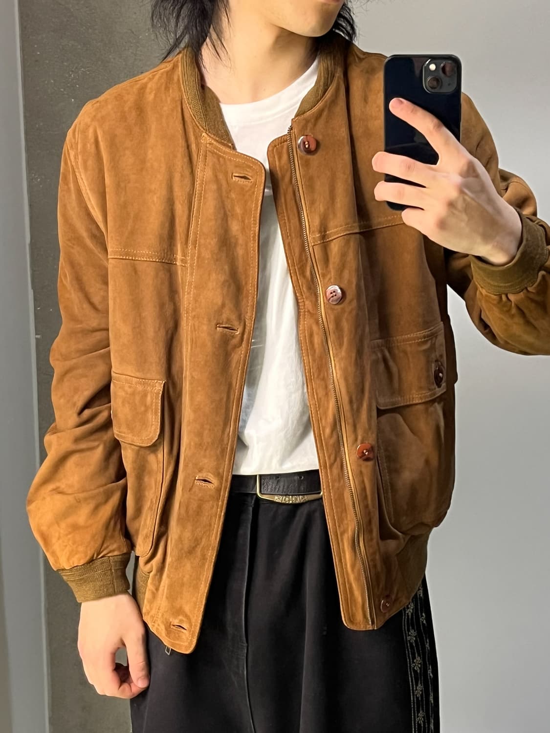 빈티지 베라 펠레 스웨이드 자켓 상품이미지2