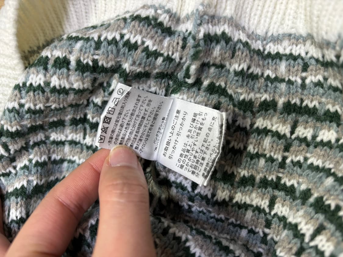 체크 니트 베스트 상품이미지4