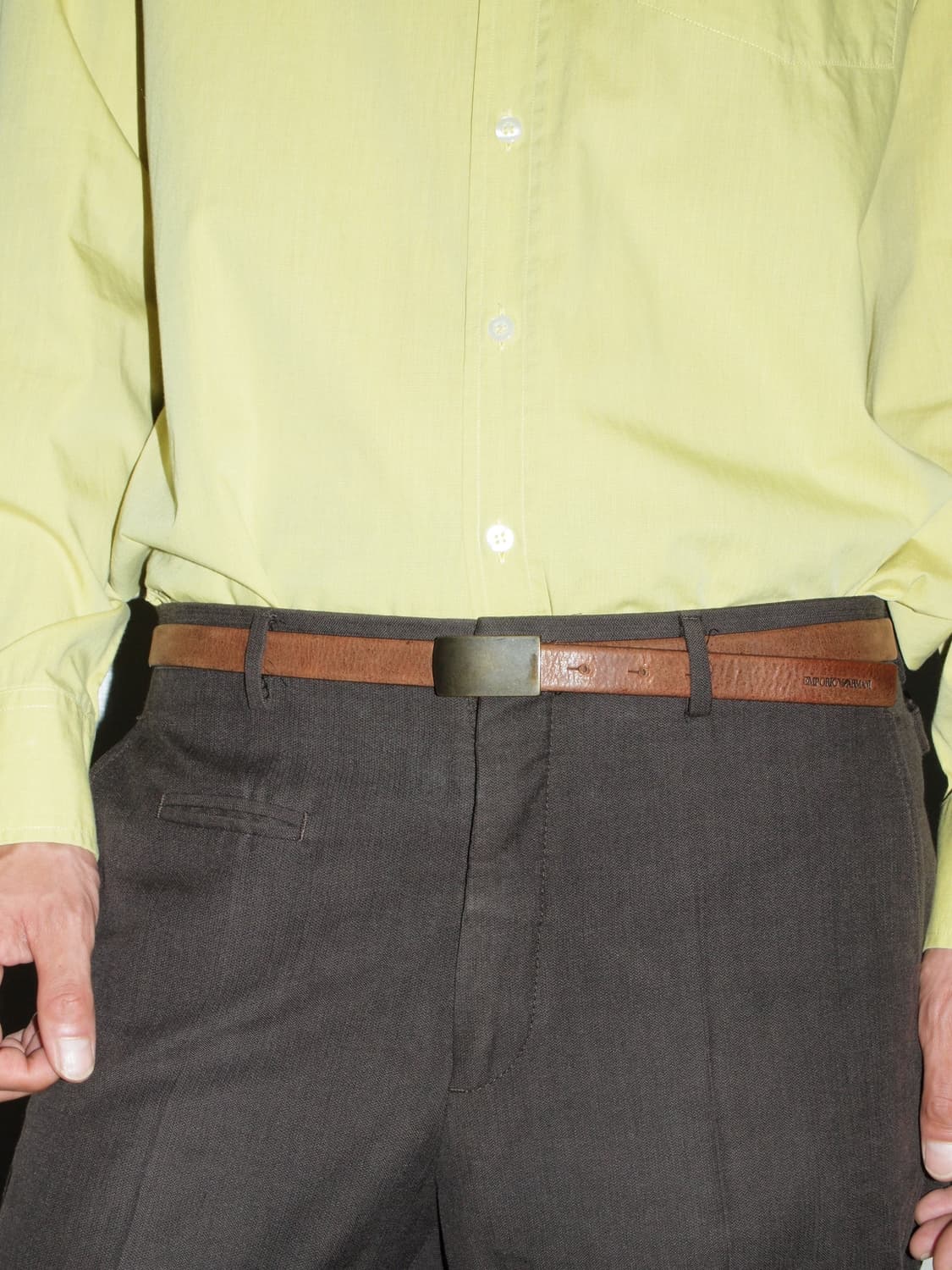 Thin Leather Belt 상품이미지1