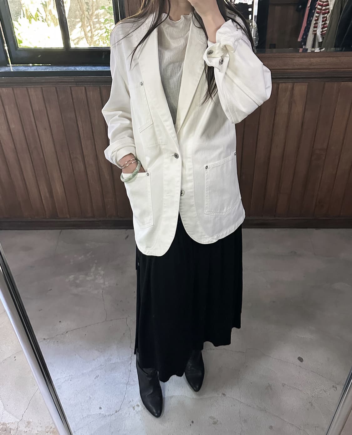 GANRYU COMME DES GARCONS cotton blazer 상품이미지2