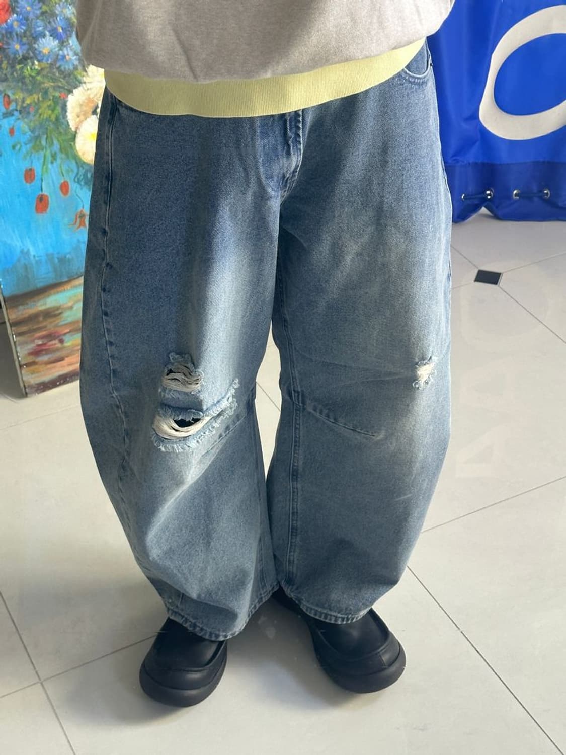 CURVED DENIM PANTS 데님 팬츠 상품이미지2